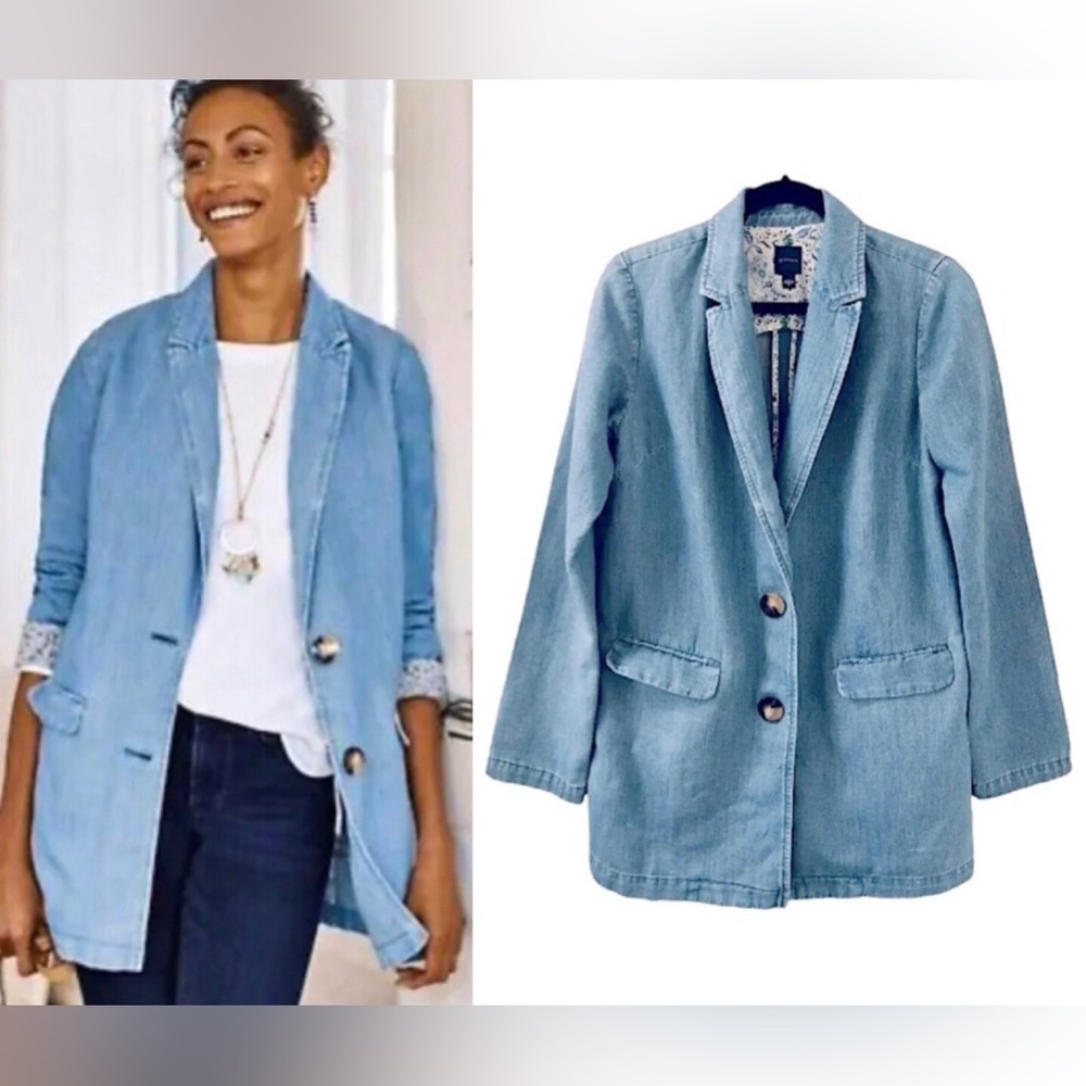 J. Jill Gallery Oversize Jacket Couture Shabby Chic Classy Style Size XS​​​